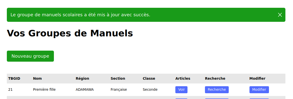 Customer textbook groups updated page Customer textbook groups updated page