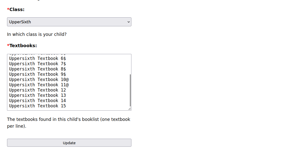 Customer textbook groups updated page Customer textbook groups updated page