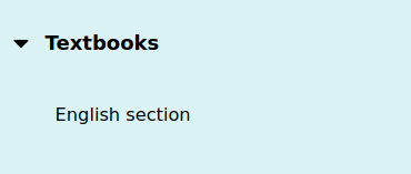 Supplier textbooks pane Supplier textbooks pane